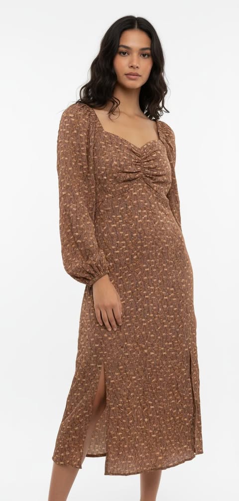 VESTIDO YASMIM - TAMANHO �NICO - VISCOLINHO - C�D:10013928