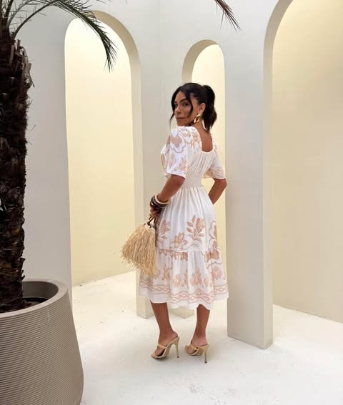 VESTIDO-VISCOLINHO- MIDI - TAMANHO �NICO - C�D:10013929