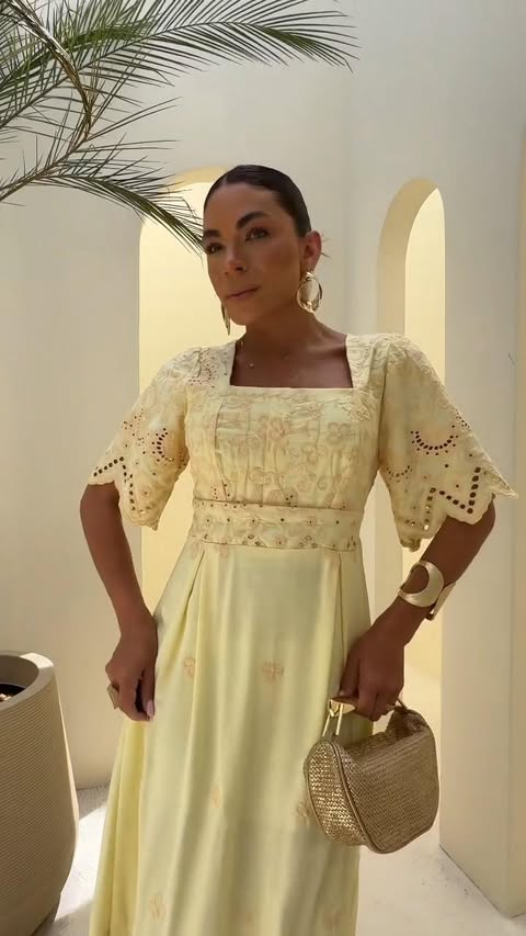 VESTIDO VISCOMIDA BORDADO- TAMANHO �NICO - C�D:10013930