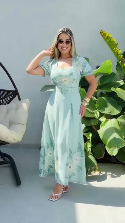 VESTIDO VISCOMIDA - TAMANHO �NICO - C�D:10013931