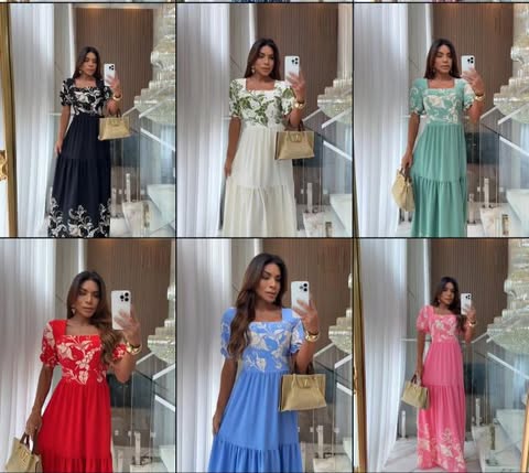 VESTIDO DUNA  VIT�RIA  TAMANHO �NICO  C�D:10013959