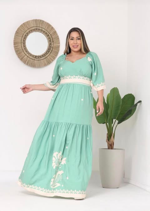 VESTIDO - VISCOLINHO - G1 - C�D: 11815912