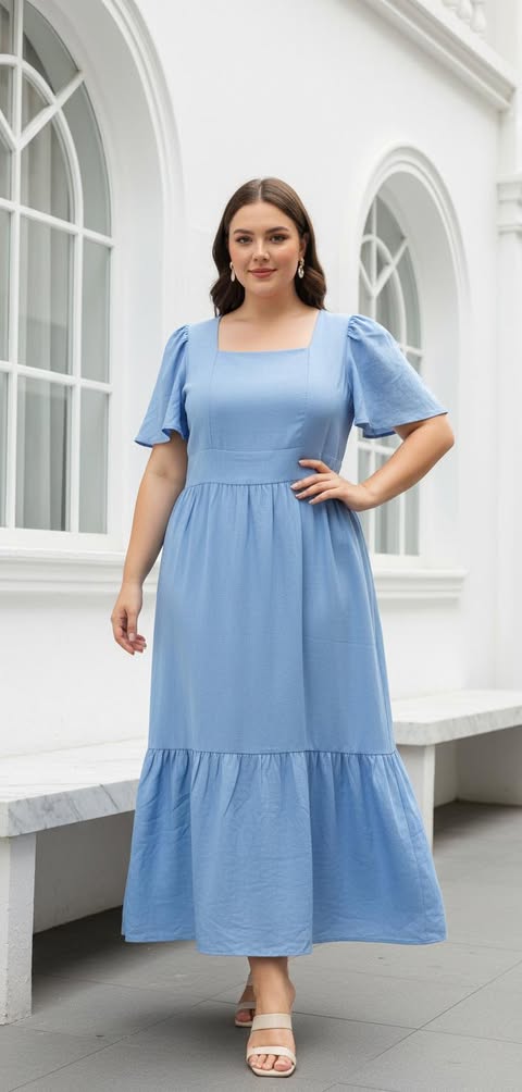 VESTIDO SENSORIAL PLUSSIZE  C�D:10412901