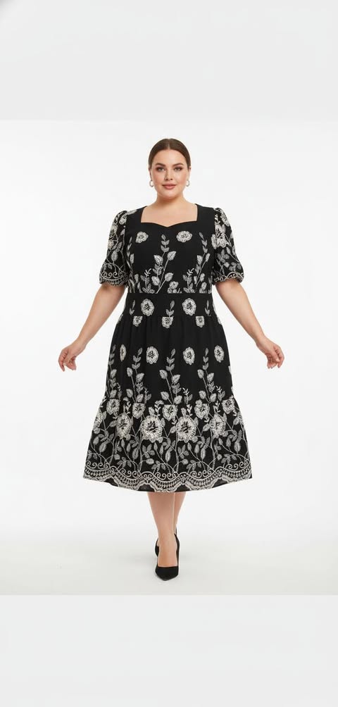 VESTIDO MIDI PLUSSIZE G2  C�D:10412904