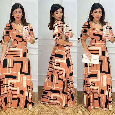 VESTIDO VISCOLINHO - C�D: 101010401 - TAMANHO �NICO