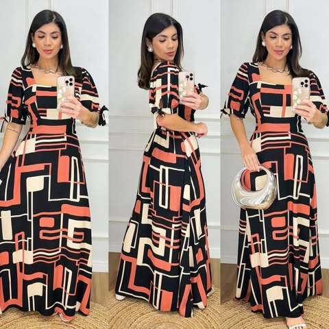 VESTIDO VISCOLINHO - C�D:10013973 - TAMANHO �NICO