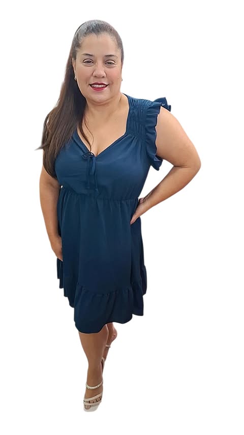 VESTIDO VISCOLINHO - COD:12335998 - TAMANHO G1 AO G4