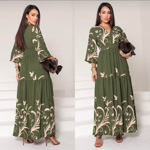 VESTIDO DUNA  - DECOTE EM ''V''  - TAMANHO UNICO - COD:10013998