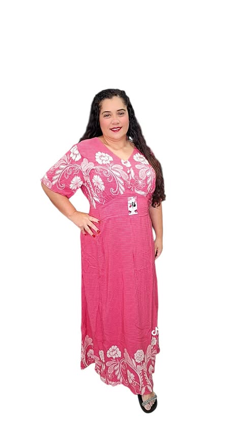 VESTIDO VISCOLINHO PLUS SIZE - COD:11918998