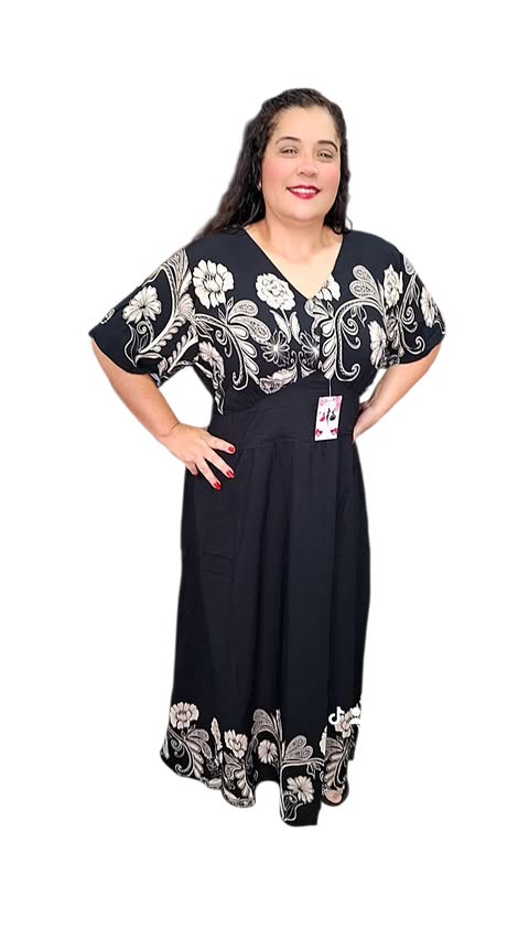 VESTIDO VISCOLINHO PLUS SIZE - COD:11918998